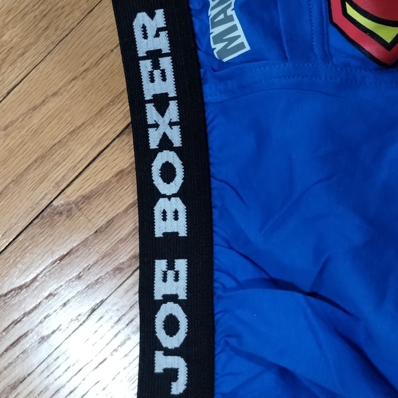 Vtg '98 Joe Boxer X Warner Bros Superman S Boxers Blue S Mint - Picture 8 of 8